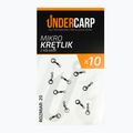 Короповий вертлюжок UnderCarp Mikro з кільцем чорний UC43