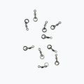Короповий вертлюжок UnderCarp Mikro з кільцем чорний UC43 3