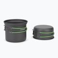 Набір кастрюль Rockland Travel Pro grey/green 2