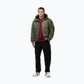 Чоловіча куртка Pitbull Sherpa Hooded Bomber olive 2