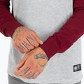 Кофта чоловіча Pitbull West Coast Hooded Small Logo grey/burgundy 5