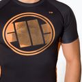 Рашгард чоловічий Pitbull West Coast Rash T-S Orange Dog black 4