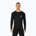 Рашгард лонгслів чоловічий Pitbull West Coast Net Camo 2 Rash black camo