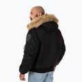 Куртка зимова чоловіча Pitbull West Coast Harvest Hooded Bomber black 3