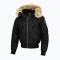 Куртка зимова чоловіча Pitbull West Coast Harvest Hooded Bomber black 4