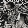 Чоловічий світшот Pitbull Bare Knuckle з капюшоном чорний 6