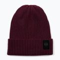 Зимова шапка Pitbull Beanie Velcro Logo burgundy