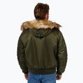 Куртка зимова чоловіча Pitbull Harvest Hooded Bomber olive 3