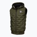 Жилет чоловічий Pitbull Carver Quilted Hooded olive 3