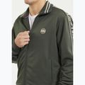Кофта чоловіча Pitbull Trackjacket Tape Logo Terry Group old green 4