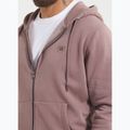 Кофта чоловіча Pitbull Lancaster 2 Hooded Zip Sweatshirt washed burgundy 4