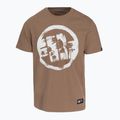 Футболка чоловіча Pitbull Logo Palms brown savana 4