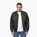 Куртка чоловіча Pitbull Hacket Washed Bomber dark green