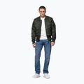 Куртка чоловіча Pitbull Hacket Washed Bomber dark green 2