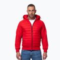 Куртка чоловіча Pitbull Palomar Padded Hooded Hybrid fluo/red