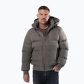 Куртка зимова чоловіча Pitbull Patton Quilted Hooded taupe