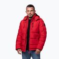 Куртка зимова чоловіча Pitbull Piedmont Quilted Hooded fluo/red