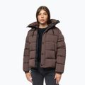 Жіноча зимова куртка Pitbull Amalia Padded Hooded dark chocolate 4