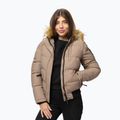 Жіноча зимова куртка Pitbull Azalea Quilted Hooded dark sand 4