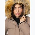 Жіноча зимова куртка Pitbull Azalea Quilted Hooded dark sand 6