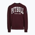 Кофта чоловіча Pitbull Norton Crewneck dark burgundy 4