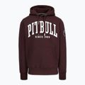 Чоловіча худі Pitbull Norton Hooded dark burgundy 4