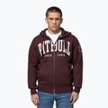 Кофта чоловіча Pitbull Norton Hooded Zip dark burgundy