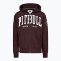 Чоловіча худі Pitbull Norton Hooded Zip dark burgundy 5