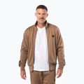 Чоловіча кофта Pitbull Trackjacket Tape Logo Terry Group coyote brown