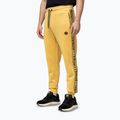 Штани чоловічі Pitbull Trackpants Tape Logo Terry Group pale yellow 4