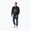Кофта чоловіча Pitbull Strenght & Respect Crewneck washed dark graphite 4