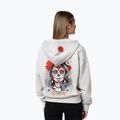 Кофта жіноча Pitbull Santa Muerte Hooded Zip white stone 3