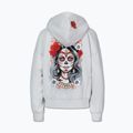 Кофта жіноча Pitbull Santa Muerte Hooded Zip white stone 9