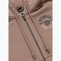 Кофта жіноча Pitbull Skull Surf Hooded Zip chocolate mousse 9