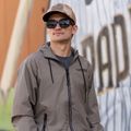 Куртка чоловіча Pitbull Athletic Logo Nylon Hooded taupe 14