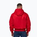 Куртка чоловіча Pitbull Aero Flight Hooded fluo/red 3