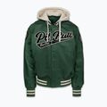 Куртка чоловіча Pitbull Mason San Diego Baseball Hooded bottle green/beige 4