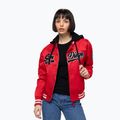 Куртка жіноча Pitbull Angela San Diego Hooded Varsity fluo/red 4