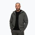 Кофта чоловіча Pitbull Sampson Hooded Zip Sweatshirt grey/green 5