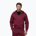 Кофта чоловіча Pitbull Sampson Hooded Zip Sweatshirt burgundy