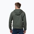Кофта чоловіча Pitbull Nugget Small Logo Hooded Zip sage green 3