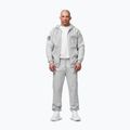 Кофта чоловіча Pitbull Badger Hooded Zip grey/melange 2