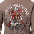 Кофта чоловіча Pitbull Bloodline 2 Sweatshirt Zip Hooded brown savana 4