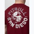 Футболка чоловіча Pitbull Dog SD burgundy 3