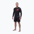 Чоловіча рашгард з довгим рукавом Pitbull Ray Rashguard fluo/red 2