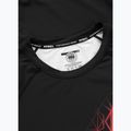 Чоловіча рашгард з довгим рукавом Pitbull Ray Rashguard fluo/red 5