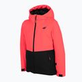 Куртка лижна дитяча 4F JKUDN001 coral neon 3