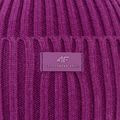 Шапка зимова жіноча 4F CAD004 dark pink 4