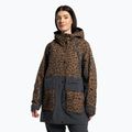 Куртка сноубордична жіноча 4F KUDS002 brown allover