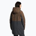 Куртка сноубордична жіноча 4F KUDS002 brown allover 3